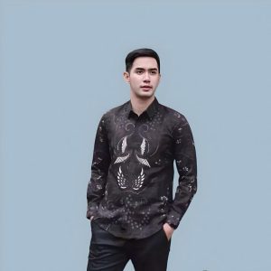 Hem Batik Lengan Panjang Pria Ukuran M L XL XXL XXXL